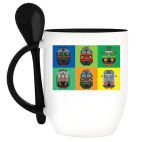 Кружка с ложкой