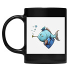 Кружка цветная UV-DTF