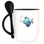 Кружка с ложкой