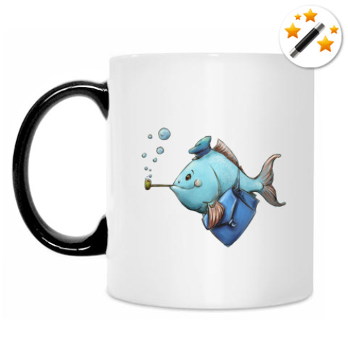 Кружка-хамелеон  Почтовая Рыба