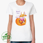 Женская футболка органик