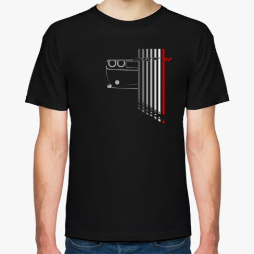 Футболка с принтом Dodge Challenger SRT8