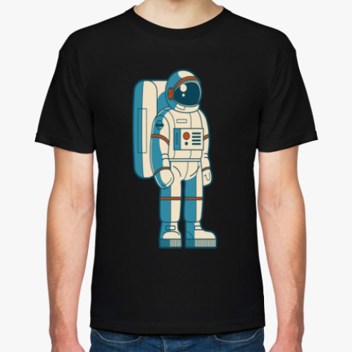 Футболка с принтом Астронавт