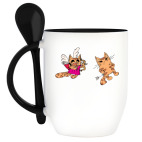 Кружка с ложкой