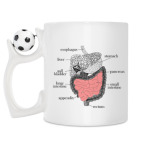 Кружка с футбольным мячиком