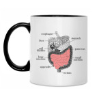 Кружка двухцветная