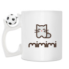 Кружка с футбольным мячиком