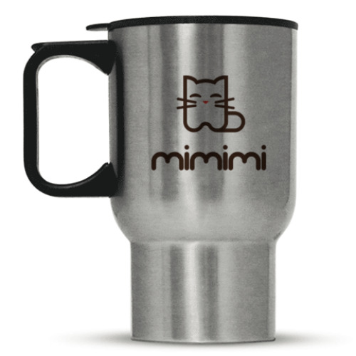 Кружка-термос с принтом Мимими