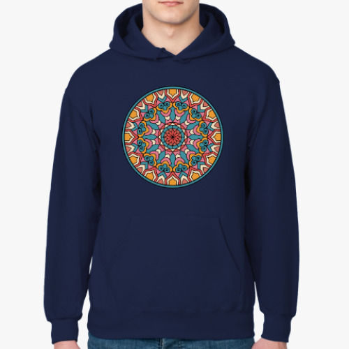 Толстовка худи с принтом Мандала