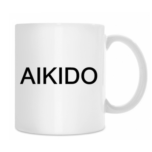 Кружка с принтом Айкидо
