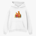 Толстовка худи оверсайз