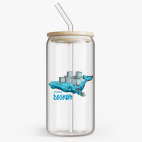 Банка с бамбуковой крышкой