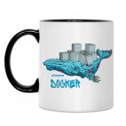 Кружка двухцветная