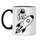 Кружка двухцветная