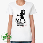 Женская футболка органик