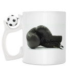 Кружка с футбольным мячиком