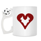 Кружка с футбольным мячиком