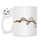 Кружка с футбольным мячиком