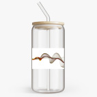 Банка с бамбуковой крышкой