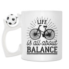 Кружка с футбольным мячиком