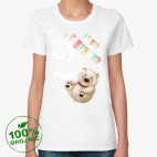 Женская футболка органик