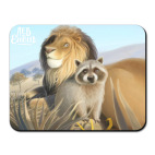 Коврик для мыши Средний лев