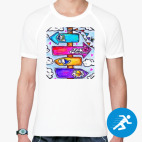 Мужская спортивная футболка