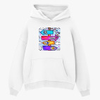 Толстовка худи оверсайз