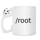 Кружка с футбольным мячиком