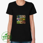 Женская футболка органик