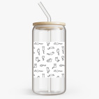 Банка с бамбуковой крышкой