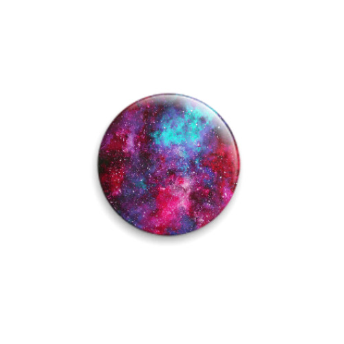 Значок 25мм с принтом Космос