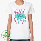 Женская футболка органик