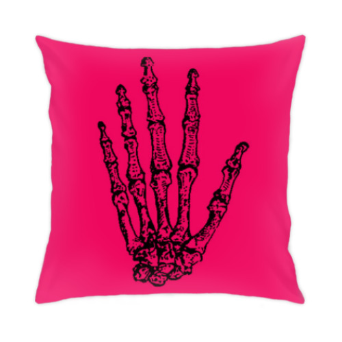 Подушка с принтом Рука смерти