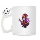 Кружка с футбольным мячиком