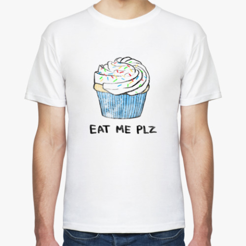 Футболка Eat me plz