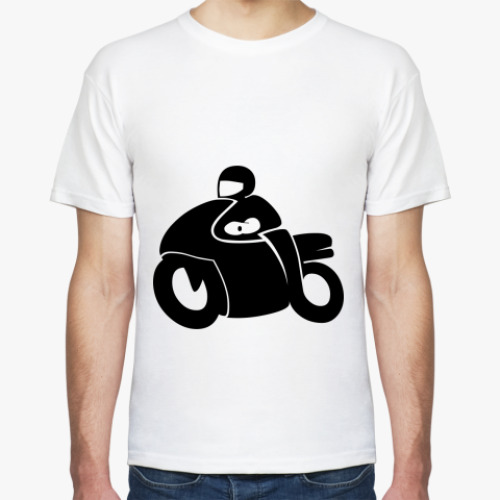 Футболка с принтом Гонщик