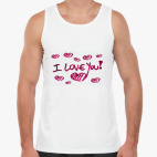 Майка Tank Top I love you
