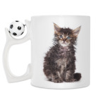 Кружка с футбольным мячиком