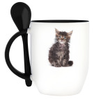 Кружка с ложкой