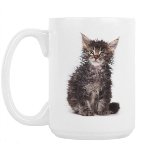 Кружка с принтом Кошки и котята