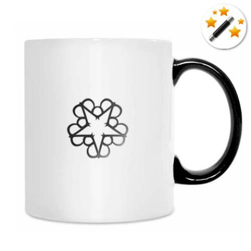 Кружка-хамелеон с принтом Black Veil Brides