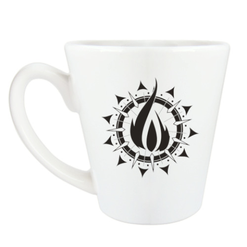 Чашка Латте In Flames