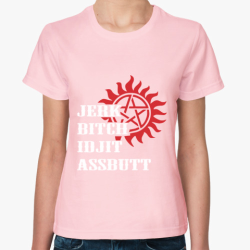 Женская футболка с принтом Team Free Will - Supernatural