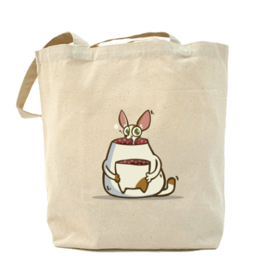 Сумка шоппер с принтом Некот — Пятничный Котик №49