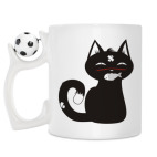 Кружка с футбольным мячиком