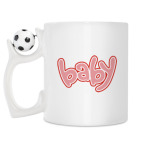 Кружка с футбольным мячиком