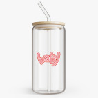 Банка с бамбуковой крышкой