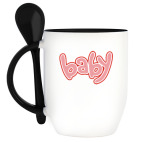 Кружка с ложкой