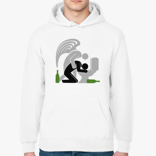 Толстовка худи с принтом Ангел-хранитель